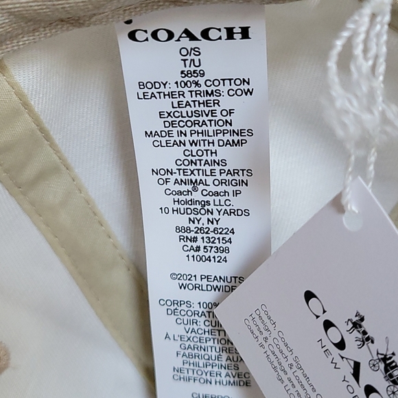 Coach snoopy baseball adjustable cap - Picture 7 of 8